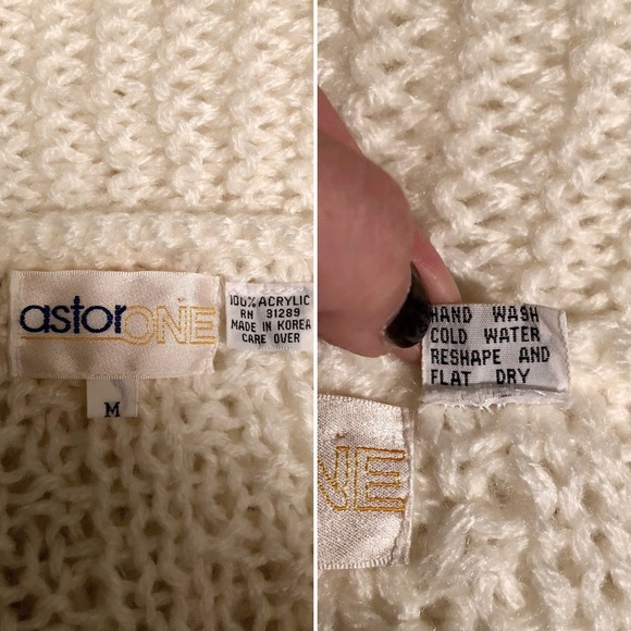 Vintage Oversized Chunky Knit Cardigan EUC - Picture 4 of 4